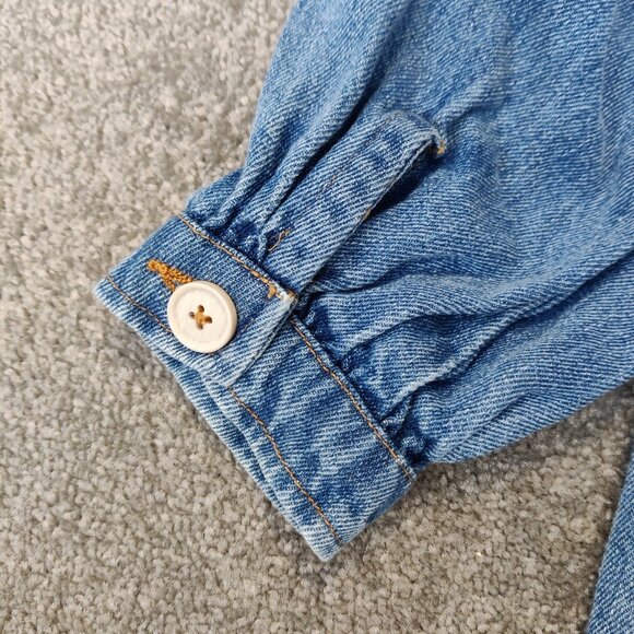 RISE Little Earthling Girls Jean Jacket Size 3 - 4 Years Blue 100% Cotton Casual - Picture 6 of 7